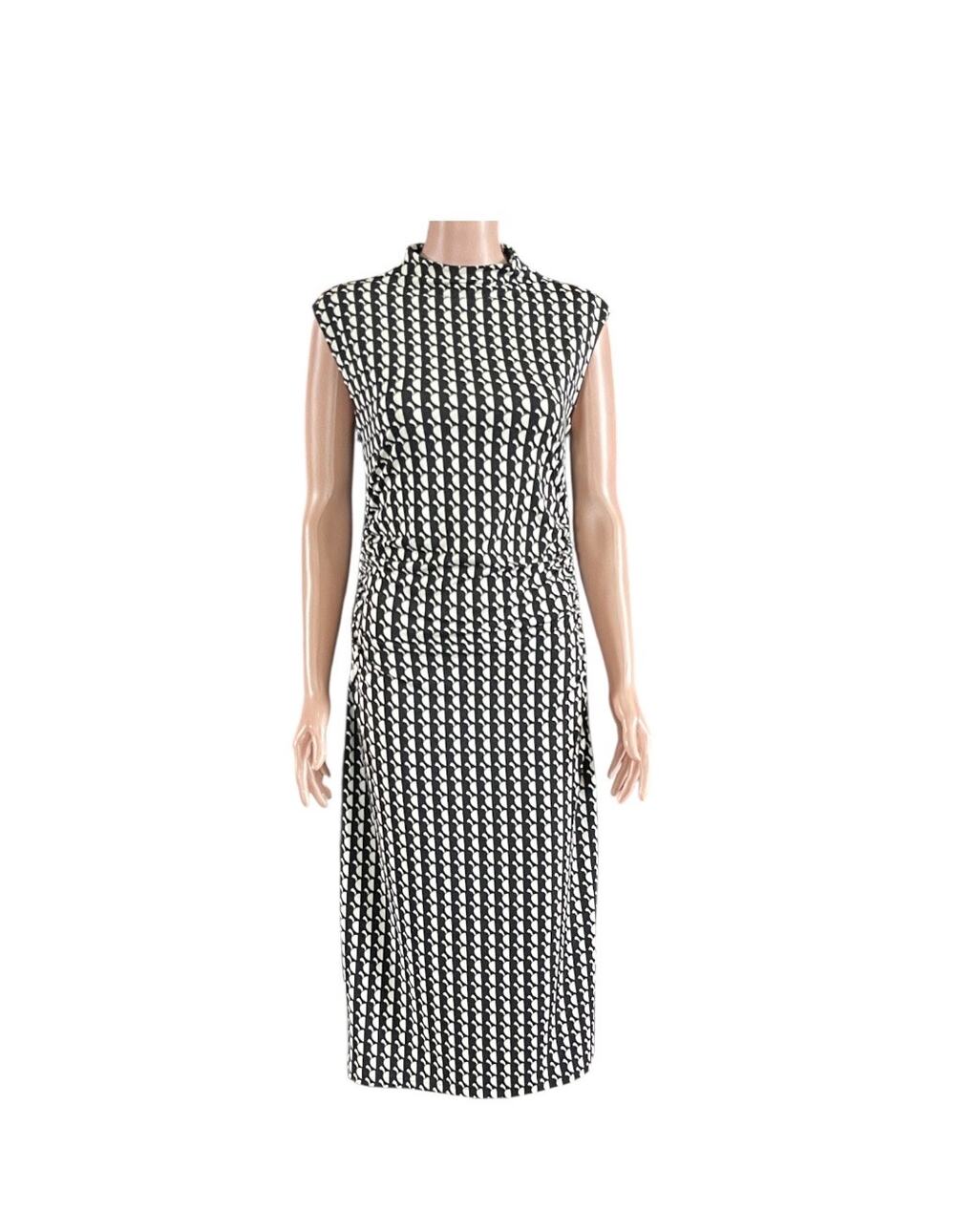 NWT H&M GATHERED BODYCON DRESS SIZE MEDIUM